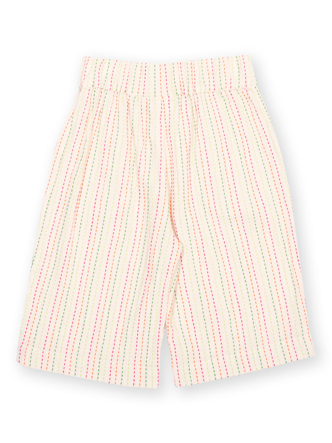 Pink and white striped trousers on a white background
Children's clothing
Kids clothes
Organic cotton
Stripes
Trousers
Pull Ups