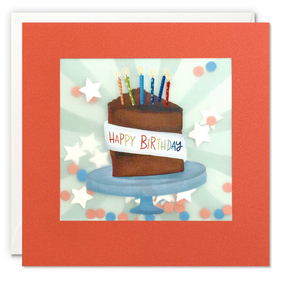 Chocolate Cake Birthday Card