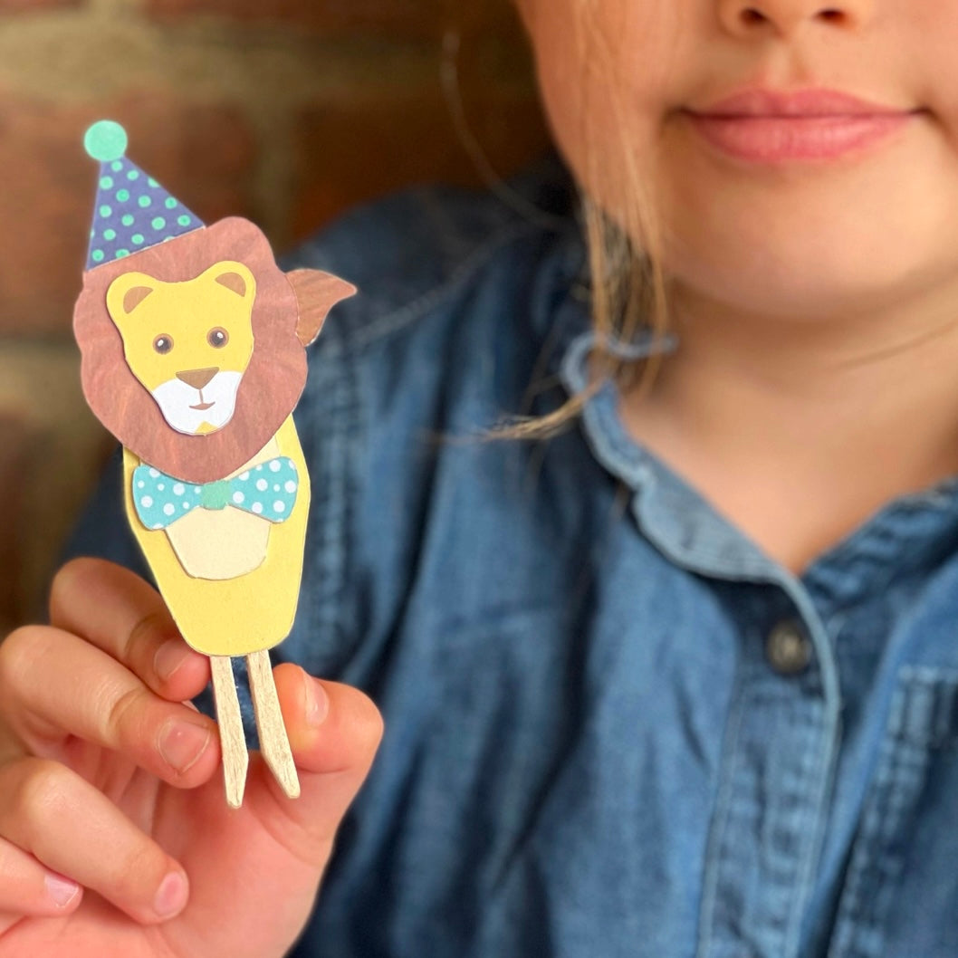 Make Your Own Lion Peg Doll