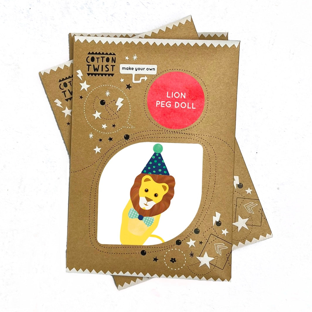 Make Your Own Lion Peg Doll