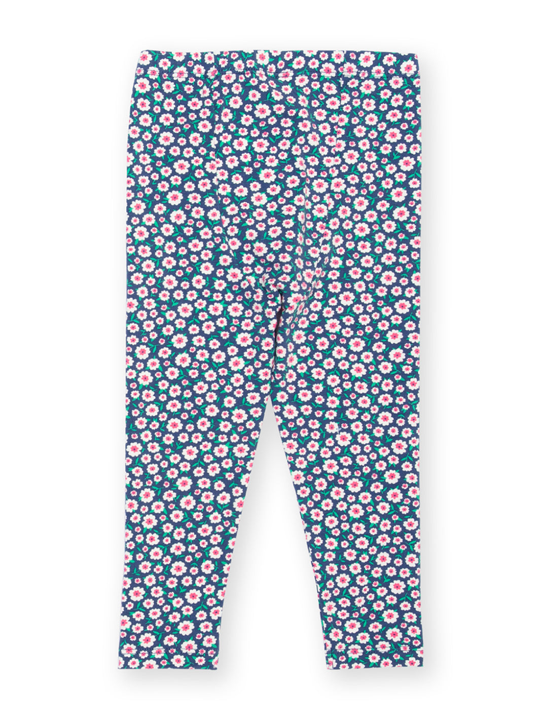 Floral patterned leggings on a white background
Made from organic cotton