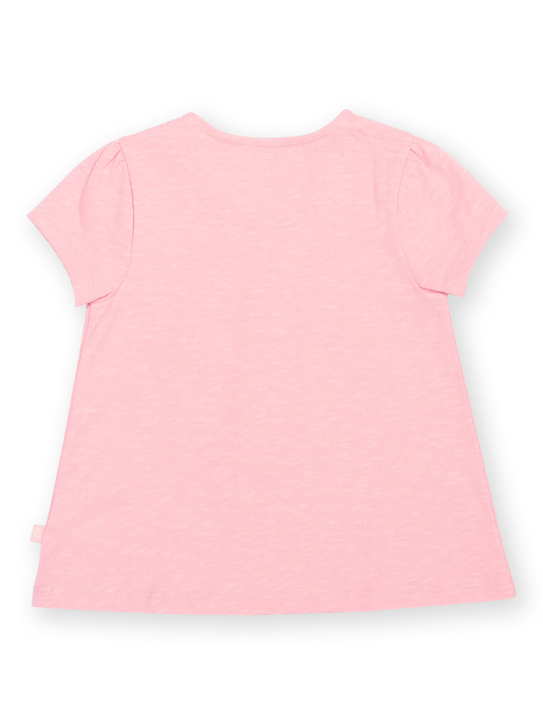 Pink childs t-shirt on a white background