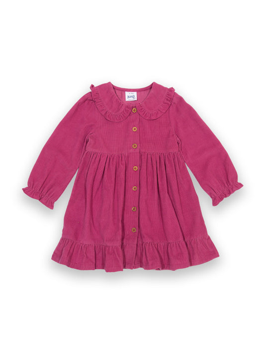 Raspberry Cord Dress