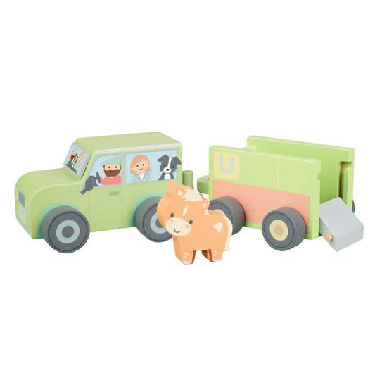 Children's toy horse box