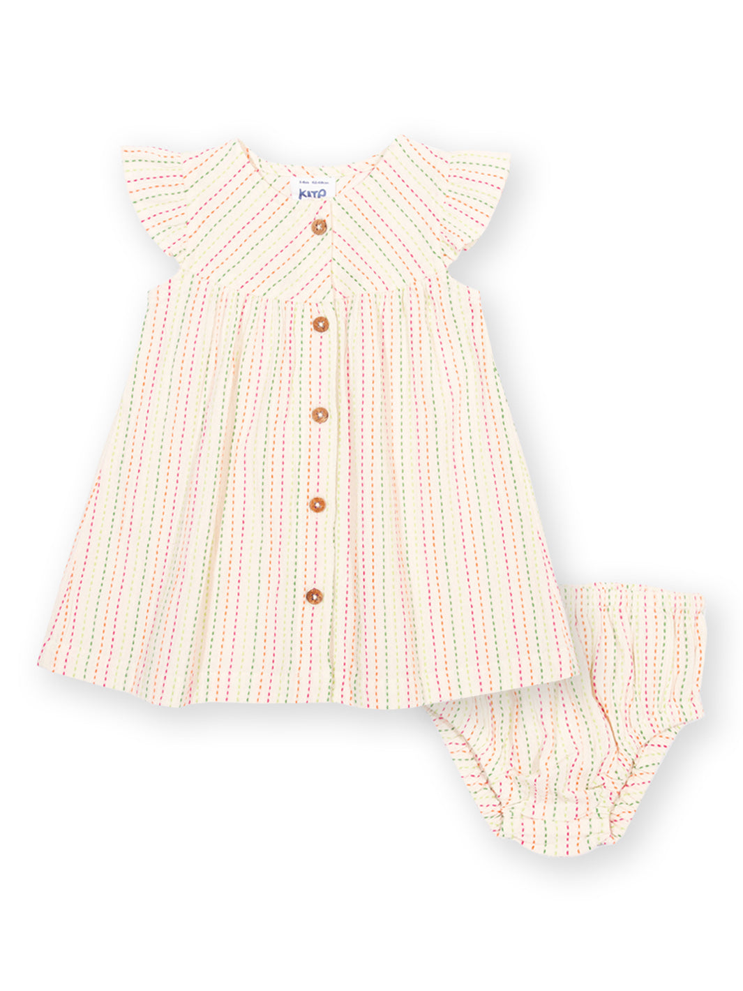 Baby outfit with stripe dress and matching pants on a white background

Dress
Baby clothing 
New baby gift
Baby clothes 
Organic cotton