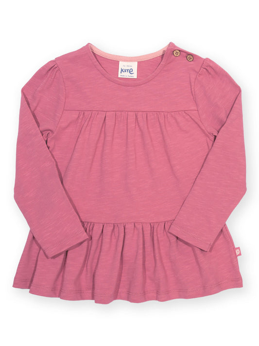 Children's pink tunic top. Made from organic cotton

Kite clothing
Tunic
Pink
Blouse
T-Shirt
Organic cotton 
Children's clothing 