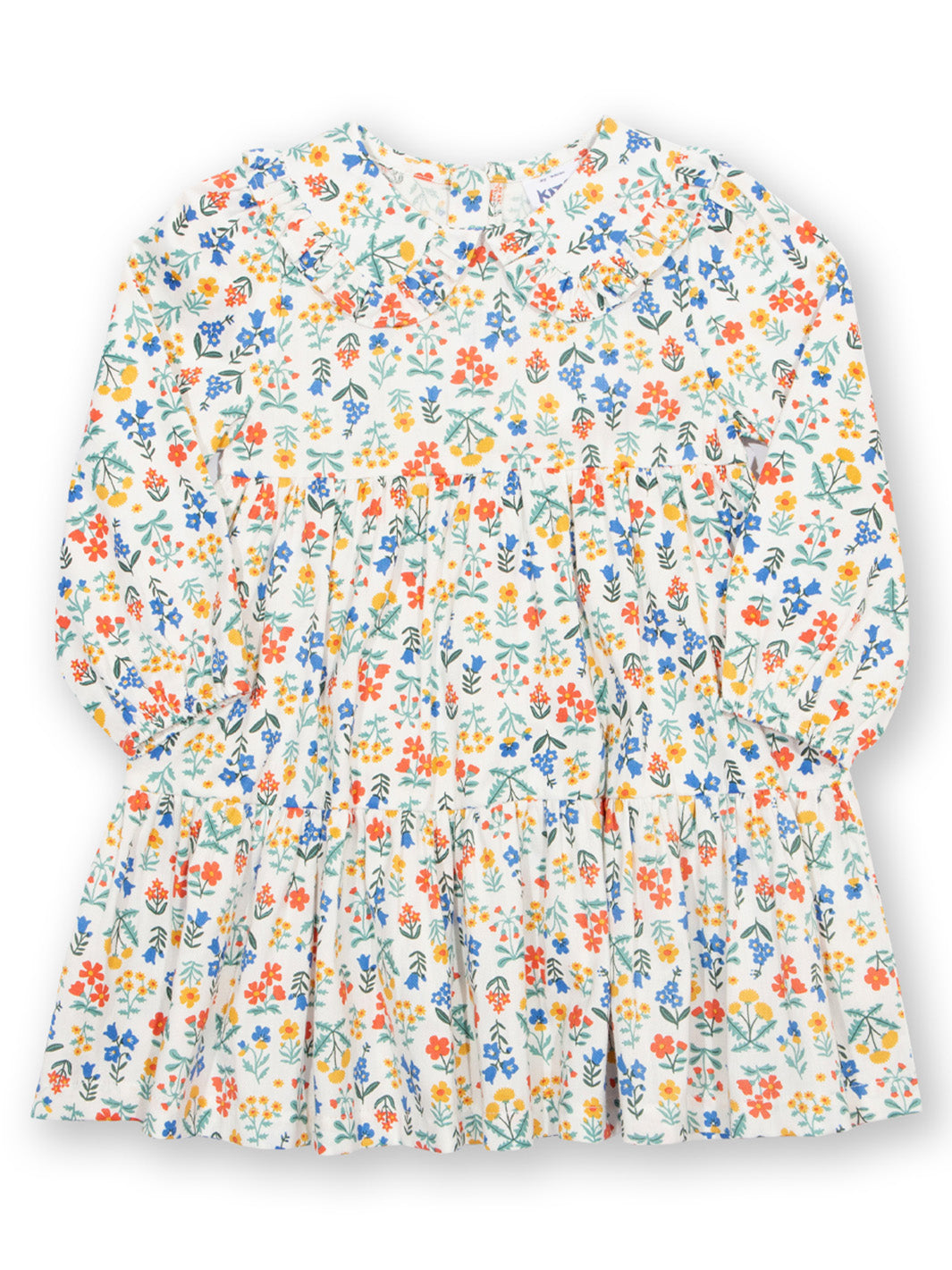 Floral patterned dress on a white background