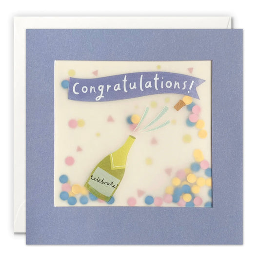 Congratulations Champagne Card