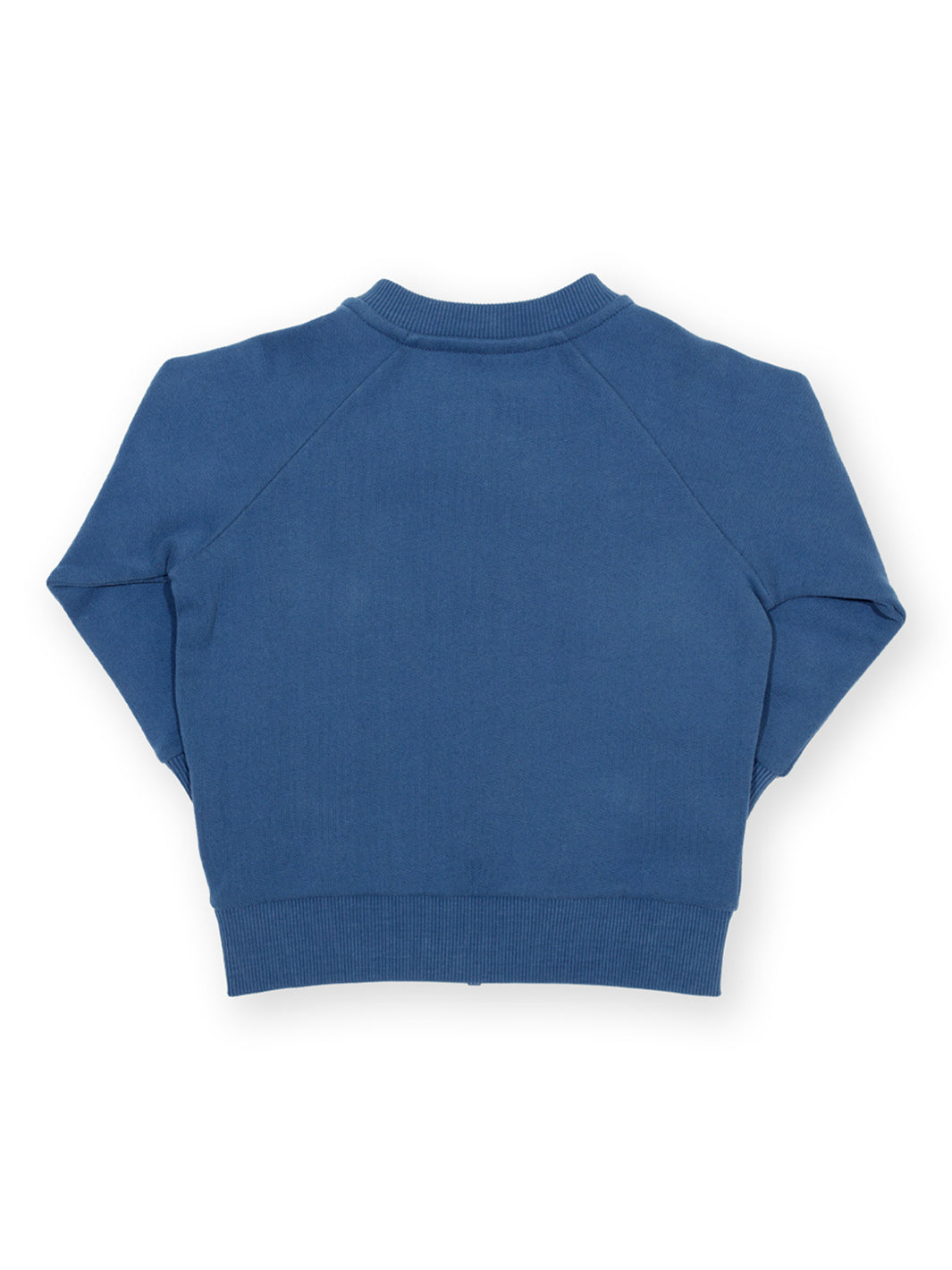 Blue sweater on a white background