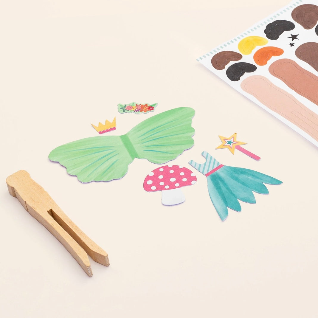 Make Your Own Fairy Peg Doll kit shown 