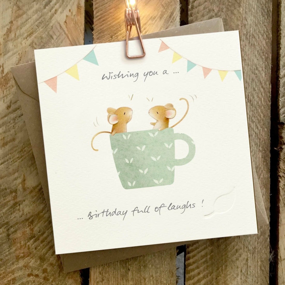 Ginger Betty Cards
Birthday Cards
Teacup
Mice
Mouse
Bunting
Printed in the UK