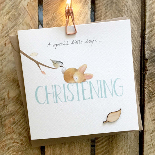 Little Boys Christening Card