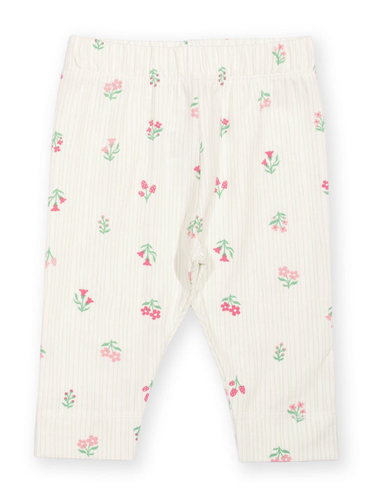 Baby organic cotton leggings in a delicate floral print. Perfect for new baby present.

New baby 
new baby gift
Baby girl
Organic cotton 
Floral 
Baby clothes