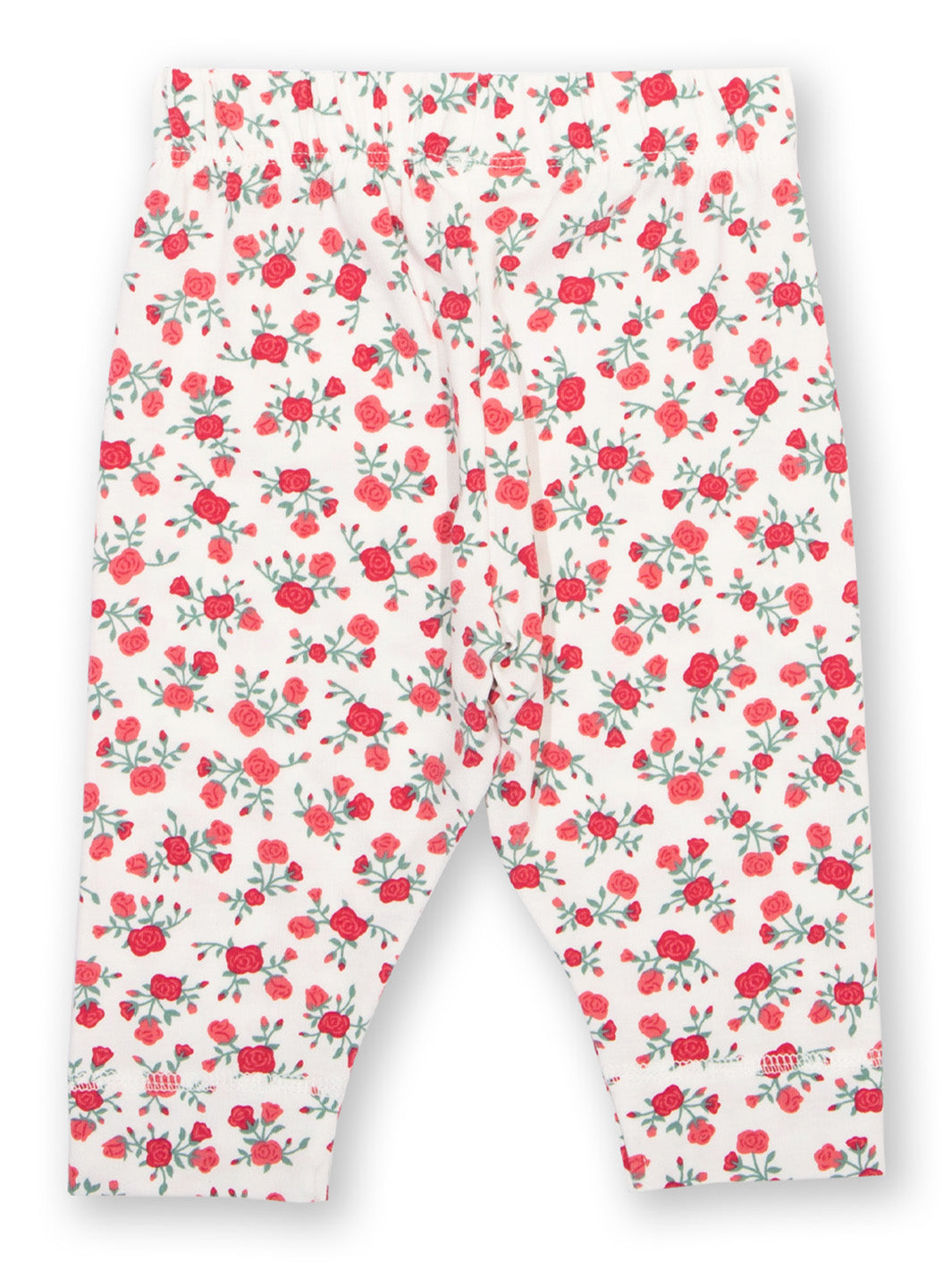Floral patterned leggings on a white background