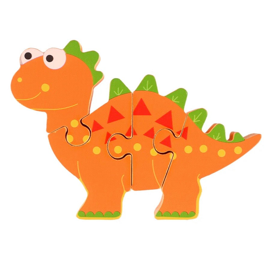 Encourage motor skills with our Stegosaurus Mini Puzzle

Wooden toy