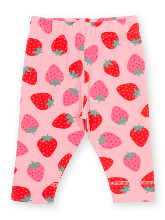 Pink leggings with red strawberry pattern on a white background

Baby clothing
Leggings
New baby gifts 
Organic cotton 
Kite clothing