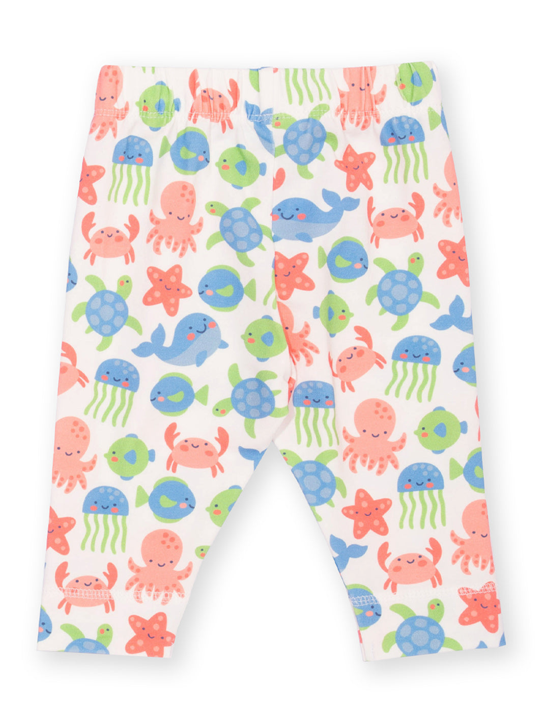 Baby's leggings with an ocean-themed pattern on a white background

Leggings
Under the sea
Baby clothing 
Organic cotton clothing 
New baby gift